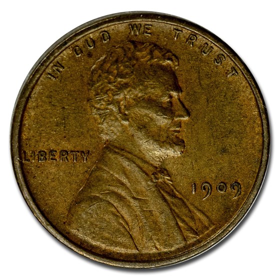 1909 VDB Lincoln Cent AU 1909 VDB Lincoln Cent AU